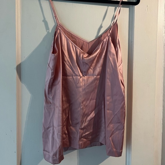 LA Perla Silk Camisole dark pink with spaghetti straps and stretch! NWT - Picture 3 of 12